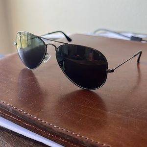Ray Ban P Polarized Aviator Sunglasses